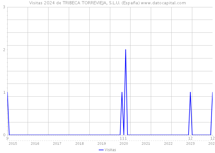 Visitas 2024 de TRIBECA TORREVIEJA, S.L.U. (España) 