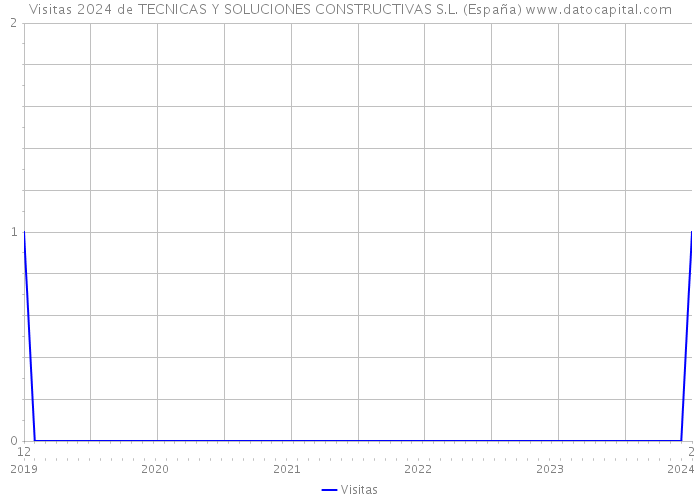 Visitas 2024 de TECNICAS Y SOLUCIONES CONSTRUCTIVAS S.L. (España) 