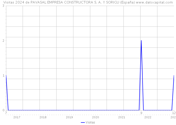 Visitas 2024 de PAVASAL EMPRESA CONSTRUCTORA S. A. Y SORIGU (España) 