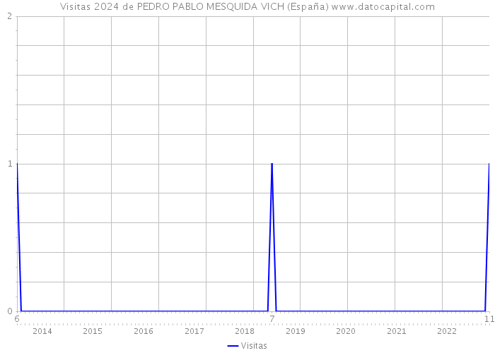 Visitas 2024 de PEDRO PABLO MESQUIDA VICH (España) 