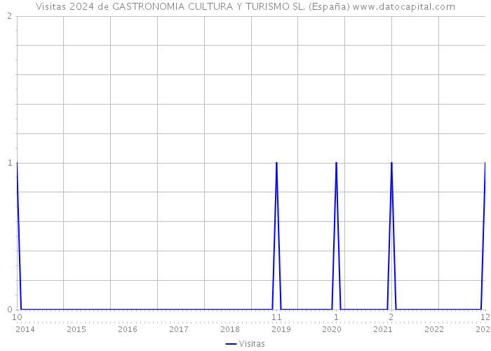 Visitas 2024 de GASTRONOMIA CULTURA Y TURISMO SL. (España) 