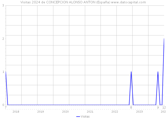 Visitas 2024 de CONCEPCION ALONSO ANTON (España) 