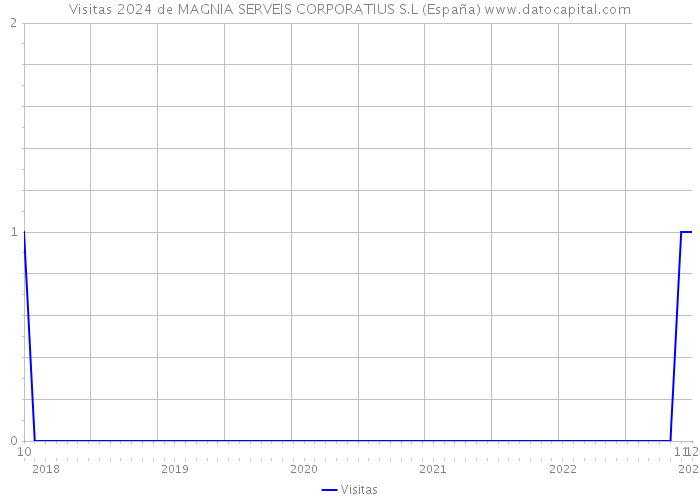 Visitas 2024 de MAGNIA SERVEIS CORPORATIUS S.L (España) 