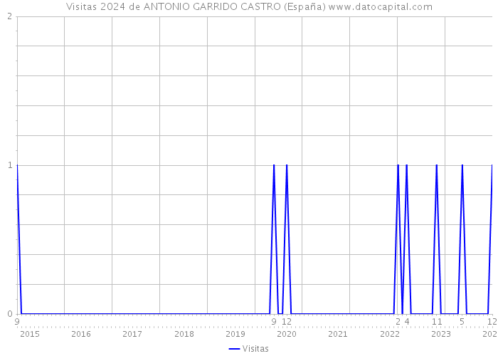 Visitas 2024 de ANTONIO GARRIDO CASTRO (España) 
