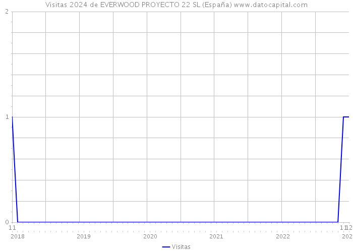 Visitas 2024 de EVERWOOD PROYECTO 22 SL (España) 