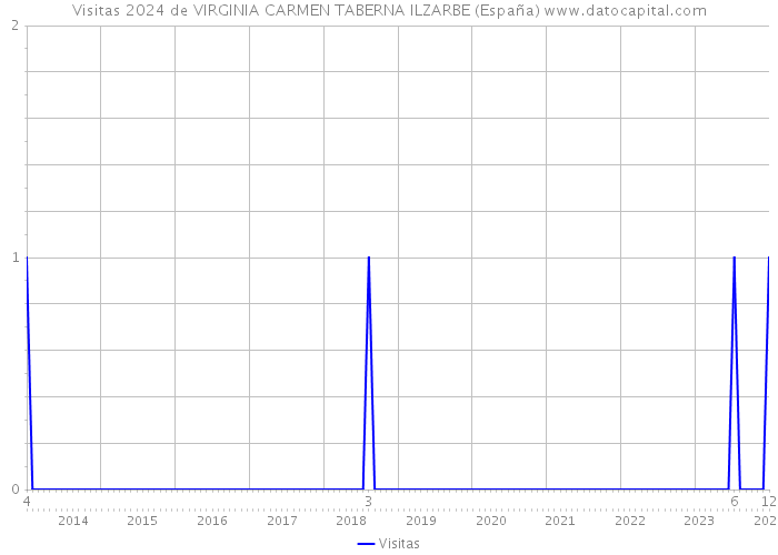 Visitas 2024 de VIRGINIA CARMEN TABERNA ILZARBE (España) 