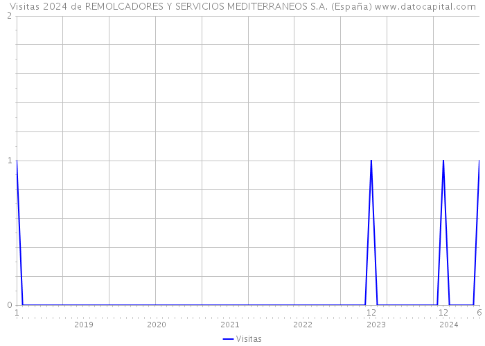 Visitas 2024 de REMOLCADORES Y SERVICIOS MEDITERRANEOS S.A. (España) 