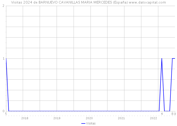 Visitas 2024 de BARNUEVO CAVANILLAS MARIA MERCEDES (España) 