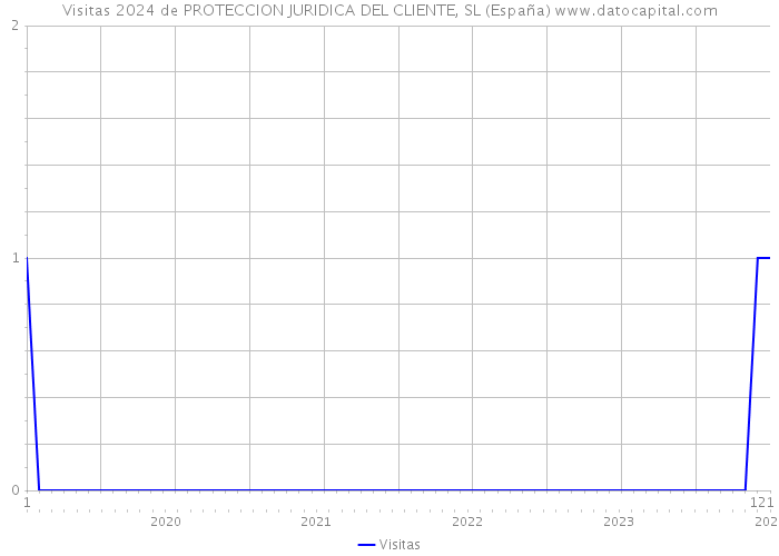 Visitas 2024 de PROTECCION JURIDICA DEL CLIENTE, SL (España) 