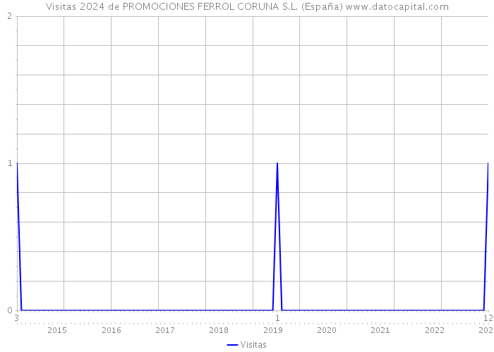 Visitas 2024 de PROMOCIONES FERROL CORUNA S.L. (España) 