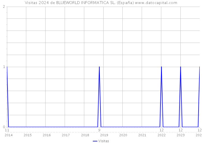 Visitas 2024 de BLUEWORLD INFORMATICA SL. (España) 