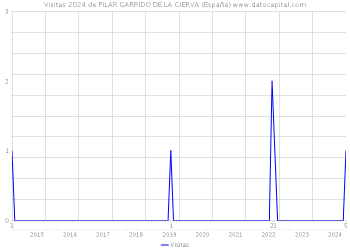 Visitas 2024 de PILAR GARRIDO DE LA CIERVA (España) 