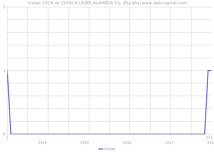 Visitas 2024 de CLINICA LASER ALAMEDA S.L. (España) 