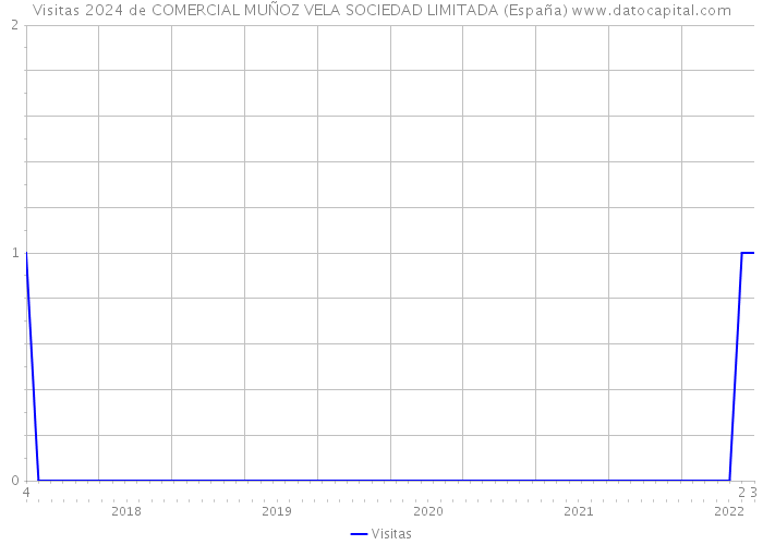 Visitas 2024 de COMERCIAL MUÑOZ VELA SOCIEDAD LIMITADA (España) 
