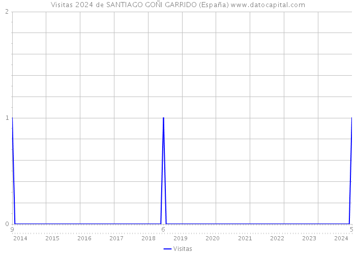 Visitas 2024 de SANTIAGO GOÑI GARRIDO (España) 