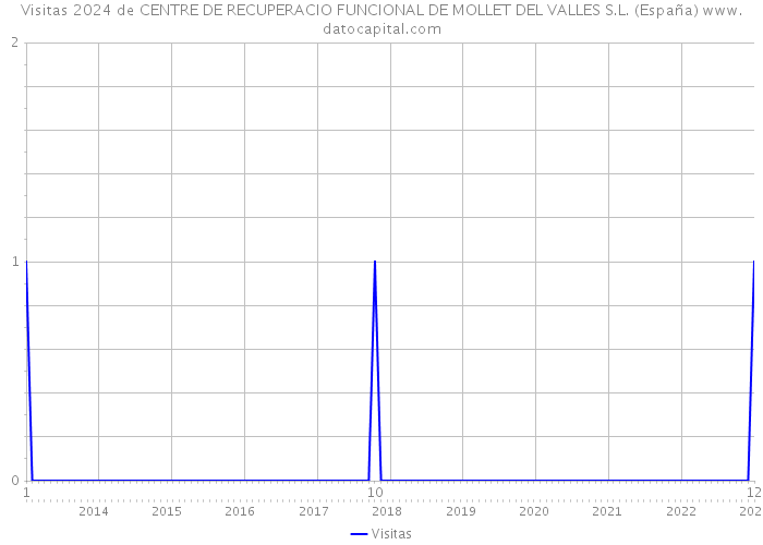 Visitas 2024 de CENTRE DE RECUPERACIO FUNCIONAL DE MOLLET DEL VALLES S.L. (España) 