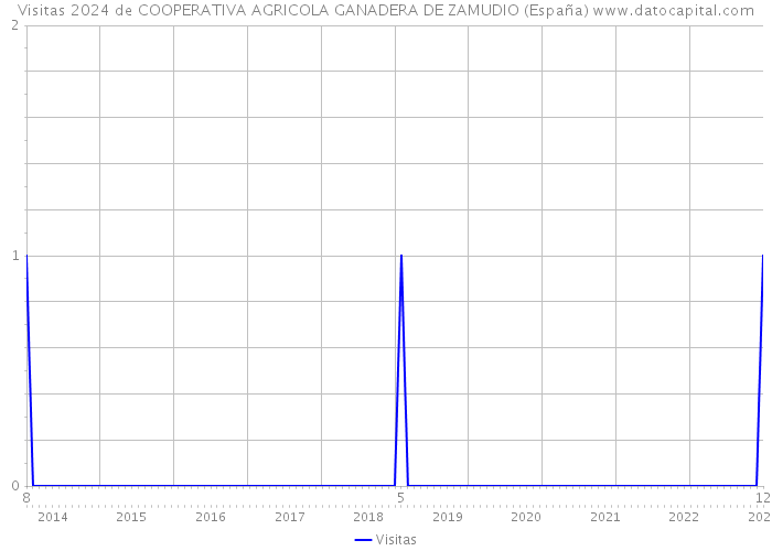 Visitas 2024 de COOPERATIVA AGRICOLA GANADERA DE ZAMUDIO (España) 