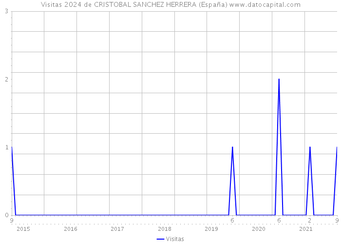 Visitas 2024 de CRISTOBAL SANCHEZ HERRERA (España) 