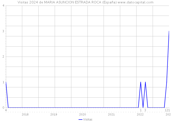 Visitas 2024 de MARIA ASUNCION ESTRADA ROCA (España) 