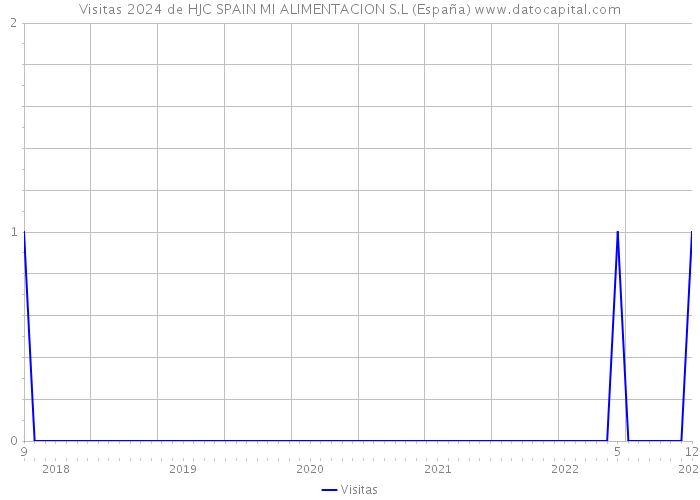 Visitas 2024 de HJC SPAIN MI ALIMENTACION S.L (España) 