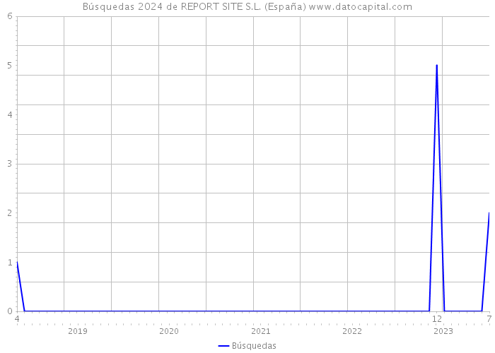 Búsquedas 2024 de REPORT SITE S.L. (España) 