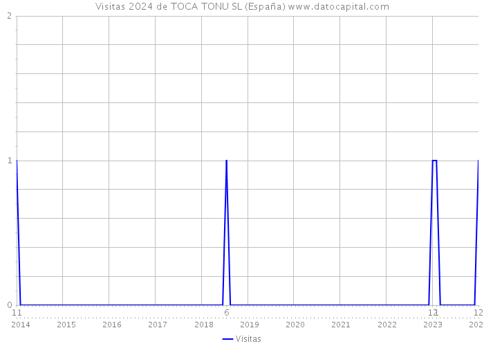 Visitas 2024 de TOCA TONU SL (España) 