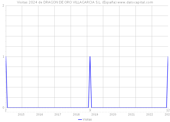 Visitas 2024 de DRAGON DE ORO VILLAGARCIA S.L. (España) 