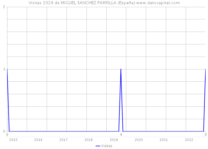 Visitas 2024 de MIGUEL SANCHEZ PARRILLA (España) 
