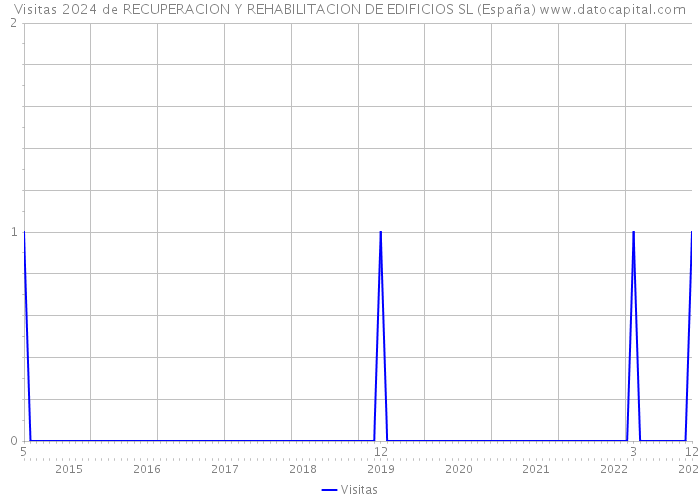 Visitas 2024 de RECUPERACION Y REHABILITACION DE EDIFICIOS SL (España) 