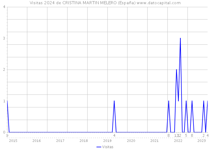 Visitas 2024 de CRISTINA MARTIN MELERO (España) 