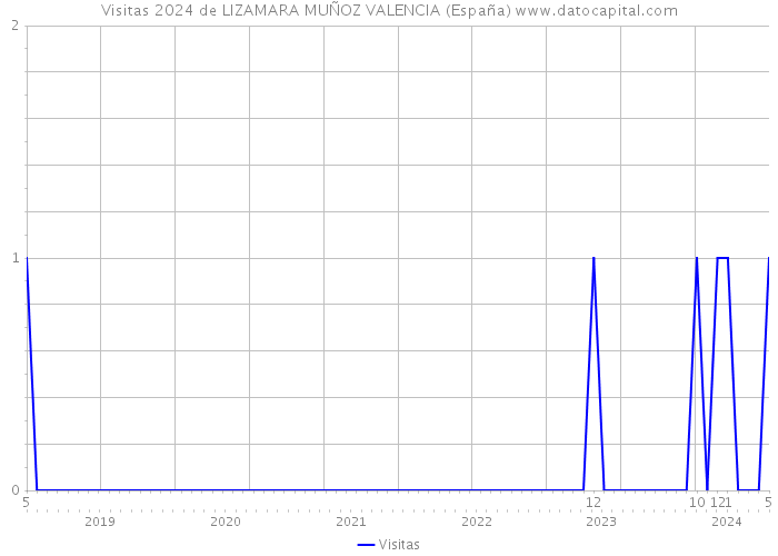 Visitas 2024 de LIZAMARA MUÑOZ VALENCIA (España) 