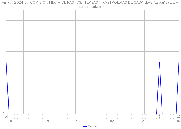 Visitas 2024 de COMISION MIXTA DE PASTOS, HIERBAS Y RASTROJERAS DE CABRILLAS (España) 