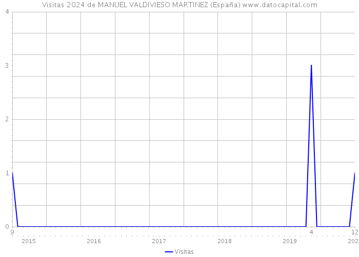 Visitas 2024 de MANUEL VALDIVIESO MARTINEZ (España) 