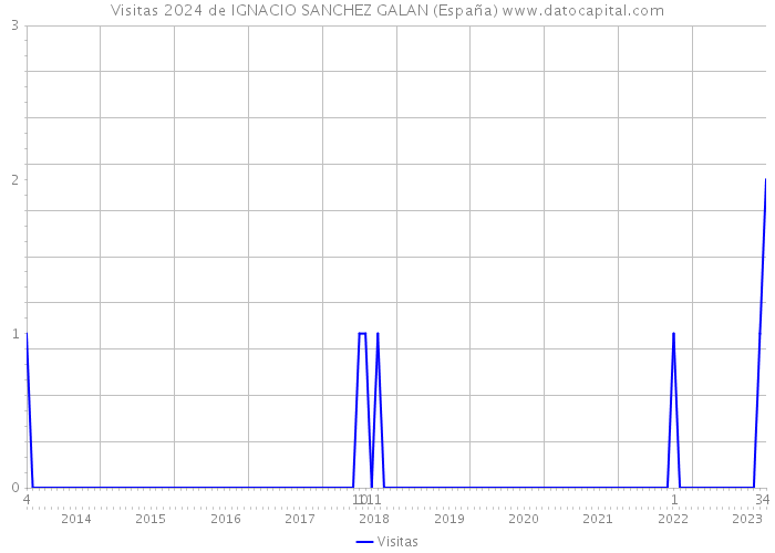 Visitas 2024 de IGNACIO SANCHEZ GALAN (España) 
