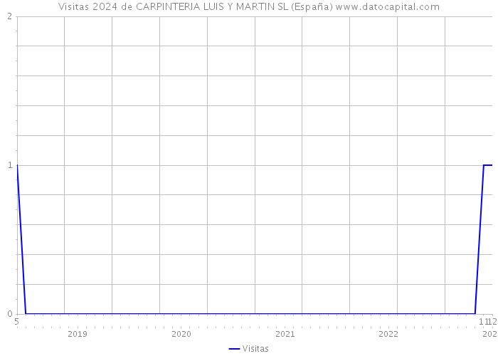 Visitas 2024 de CARPINTERIA LUIS Y MARTIN SL (España) 