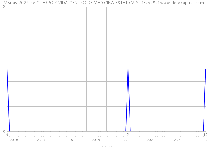 Visitas 2024 de CUERPO Y VIDA CENTRO DE MEDICINA ESTETICA SL (España) 