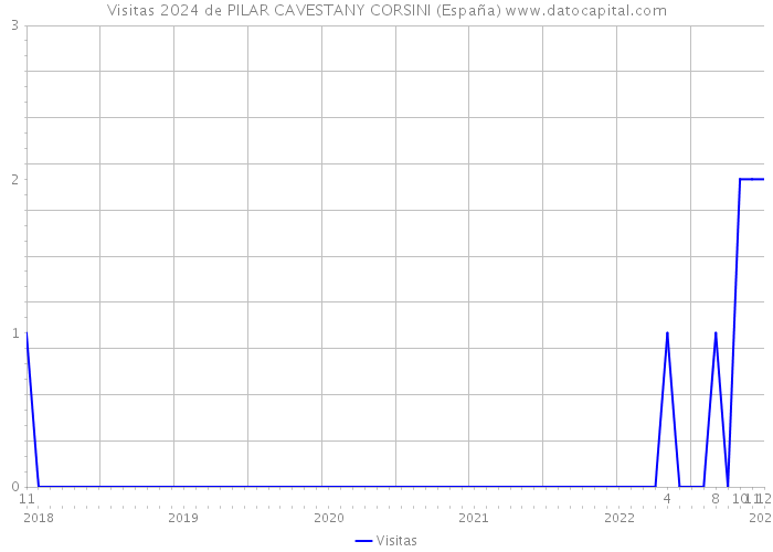 Visitas 2024 de PILAR CAVESTANY CORSINI (España) 