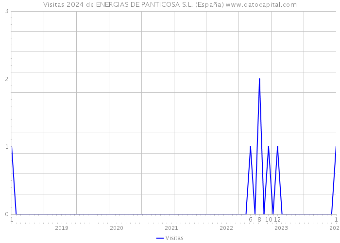 Visitas 2024 de ENERGIAS DE PANTICOSA S.L. (España) 