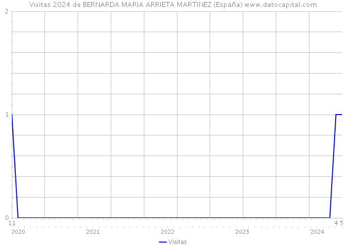 Visitas 2024 de BERNARDA MARIA ARRIETA MARTINEZ (España) 