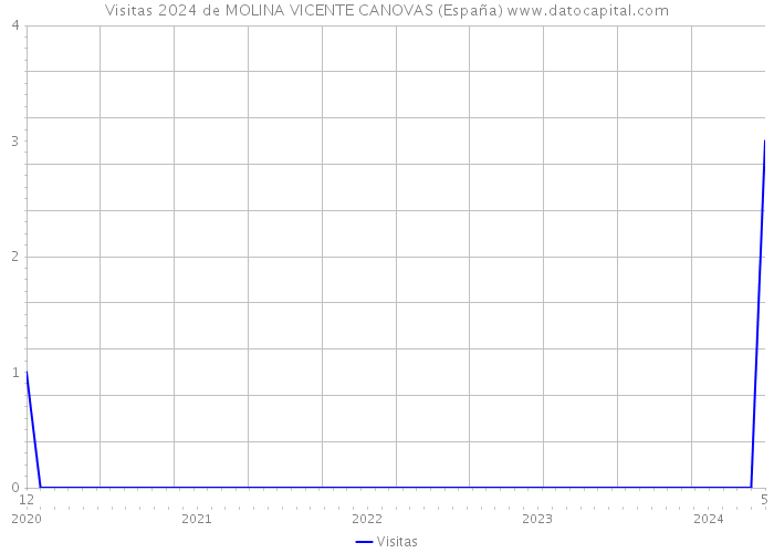 Visitas 2024 de MOLINA VICENTE CANOVAS (España) 