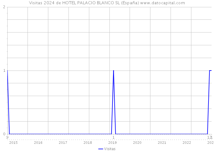 Visitas 2024 de HOTEL PALACIO BLANCO SL (España) 
