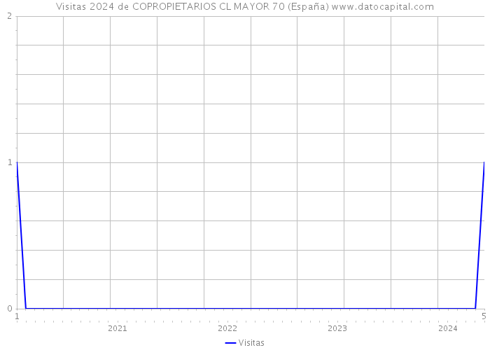 Visitas 2024 de COPROPIETARIOS CL MAYOR 70 (España) 