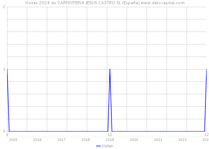 Visitas 2024 de CARPINTERIA JESUS CASTRO SL (España) 