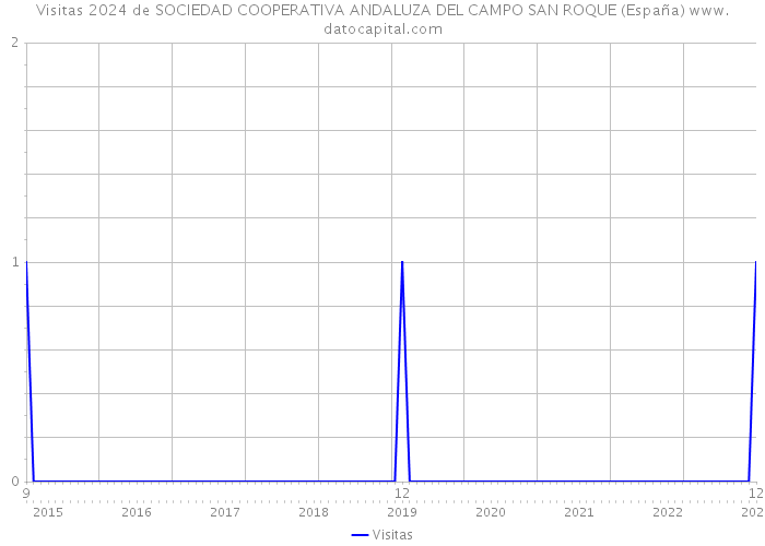 Visitas 2024 de SOCIEDAD COOPERATIVA ANDALUZA DEL CAMPO SAN ROQUE (España) 