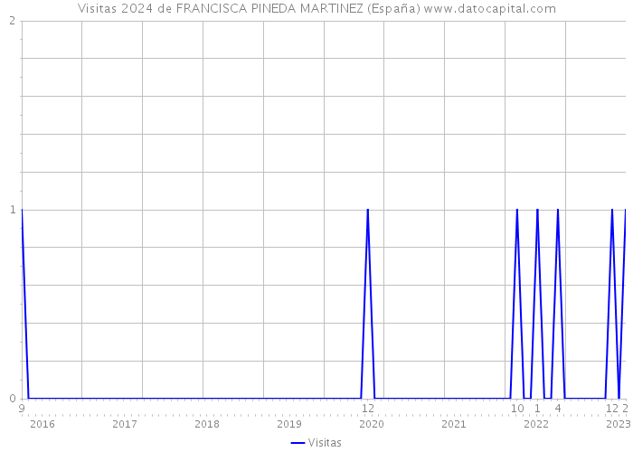 Visitas 2024 de FRANCISCA PINEDA MARTINEZ (España) 