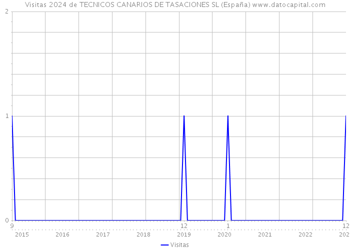 Visitas 2024 de TECNICOS CANARIOS DE TASACIONES SL (España) 