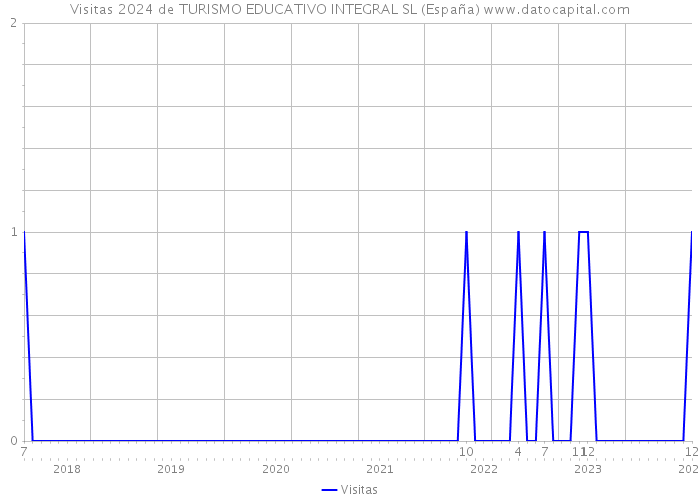 Visitas 2024 de TURISMO EDUCATIVO INTEGRAL SL (España) 