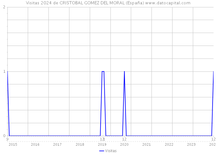 Visitas 2024 de CRISTOBAL GOMEZ DEL MORAL (España) 