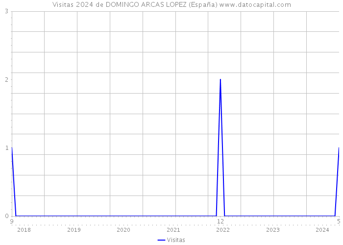 Visitas 2024 de DOMINGO ARCAS LOPEZ (España) 