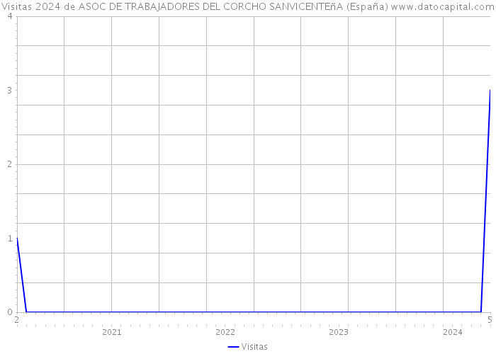 Visitas 2024 de ASOC DE TRABAJADORES DEL CORCHO SANVICENTEñA (España) 